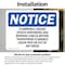 Signmission Flammable Liquids Attach Grounding And Bonding OSHA Notice Sign, Vinyl Decal, 10in W x 7in L, 2PK OS-2PACK-NS-D-710-L-12767 - alternate 2